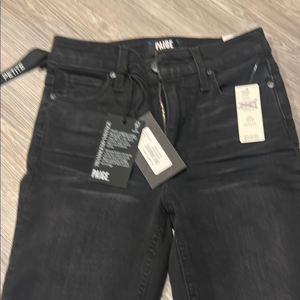 PAIGE Charcoal Denim Jeans